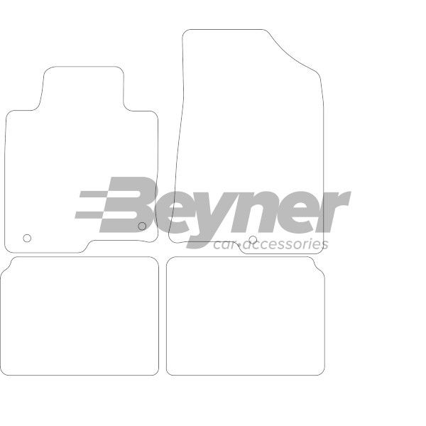 Beyner Pasklare stoffen matten MSV-1473782