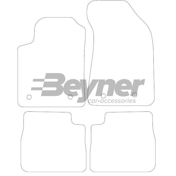 Beyner Pasklare stoffen matten MSV-1473864