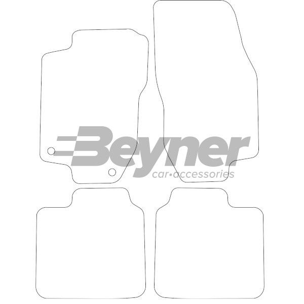 Beyner Pasklare stoffen matten MSV-1473870