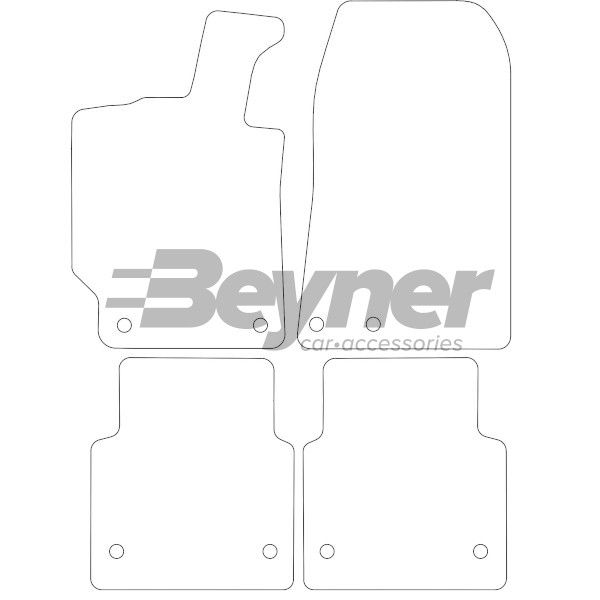 Beyner Pasklare stoffen matten MSV-1473884