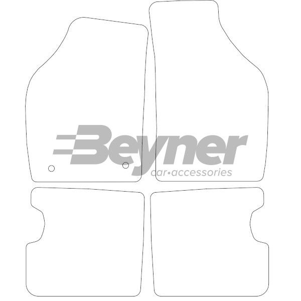 Beyner Pasklare stoffen matten MSV-1473888