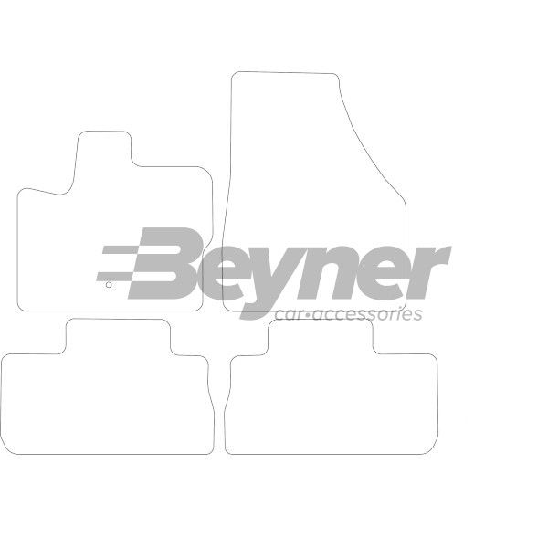 Beyner Pasklare stoffen matten MSV-1473968