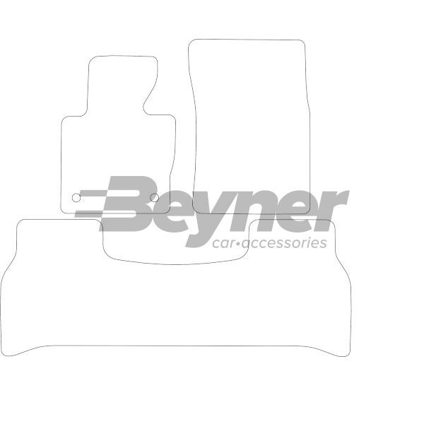 Beyner Pasklare stoffen matten MSV-1473972