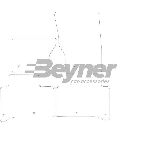 Beyner Pasklare stoffen matten MSV-1473978