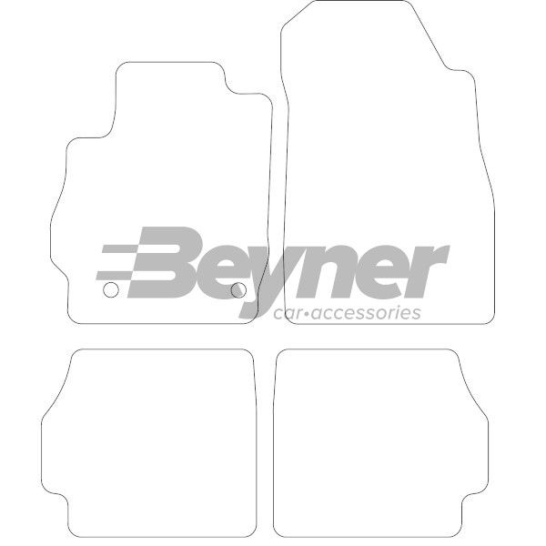 Beyner Pasklare stoffen matten MSV-1474074