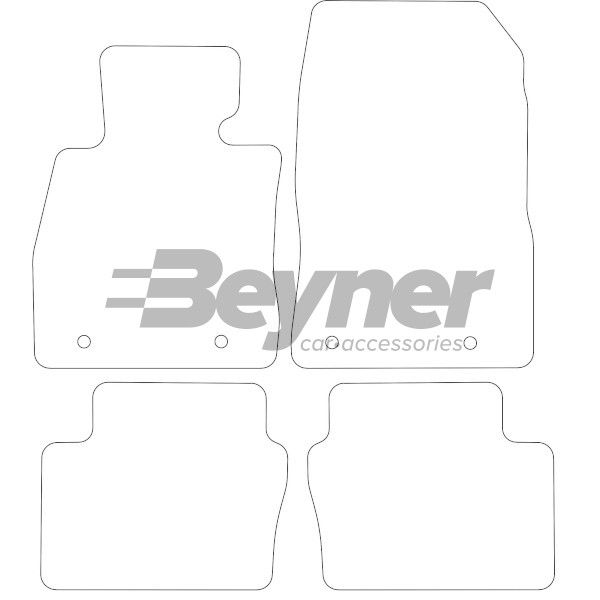 Beyner Pasklare stoffen matten MSV-1474077