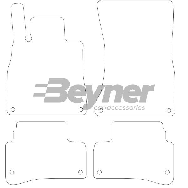 Beyner Pasklare stoffen matten MSV-1474221