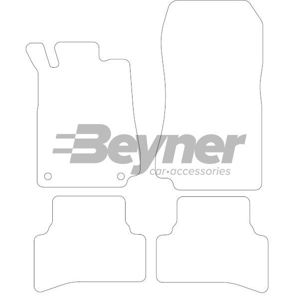 Beyner Pasklare stoffen matten MSV-1474230