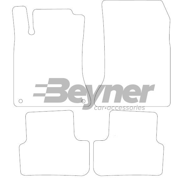 Beyner Pasklare stoffen matten MSV-1474268