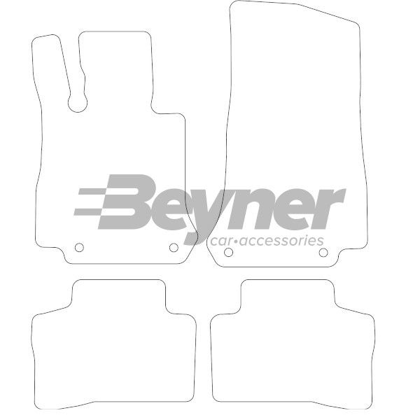 Beyner Pasklare stoffen matten MSV-1474281