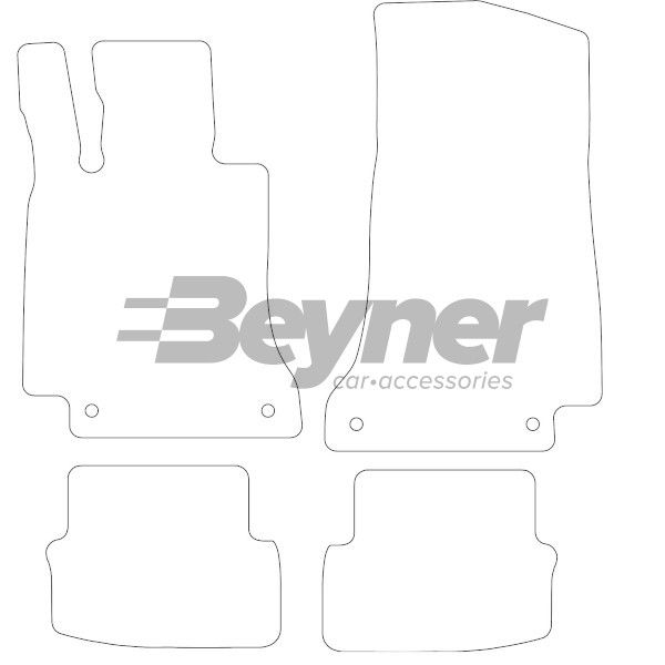 Beyner Pasklare stoffen matten MSV-1474285