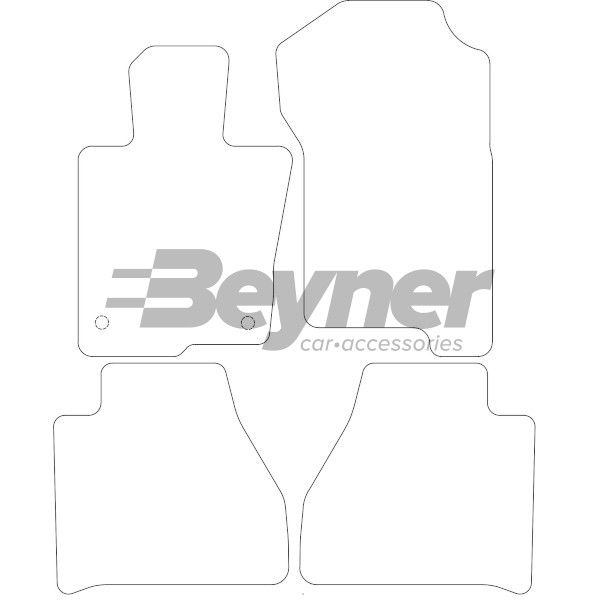 Beyner Pasklare stoffen matten MSV-1474304