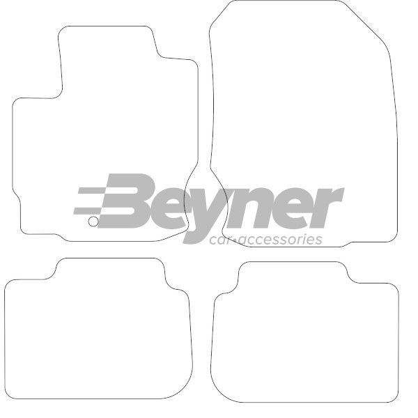 Beyner Pasklare stoffen matten MSV-1474402