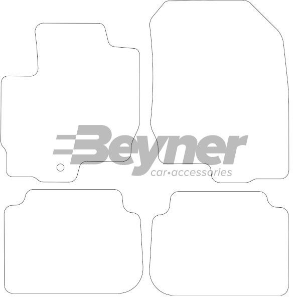 Beyner Pasklare stoffen matten MSV-1474404