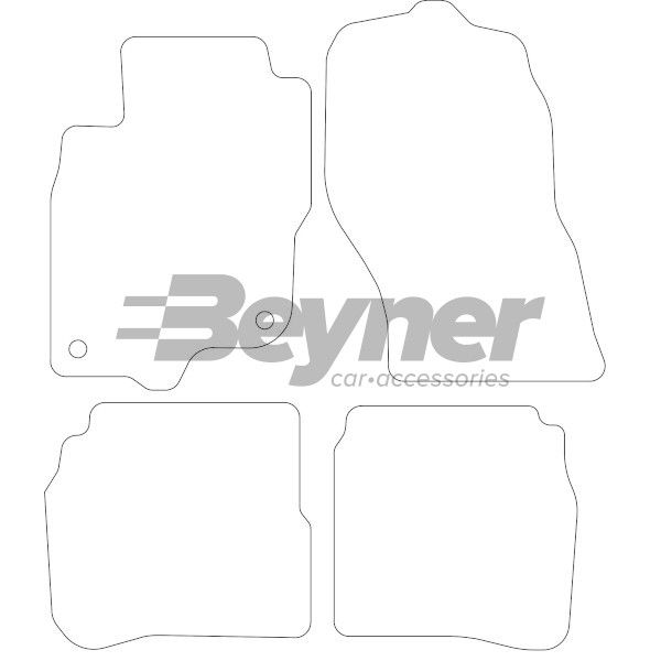 Beyner Pasklare stoffen matten MSV-1474418