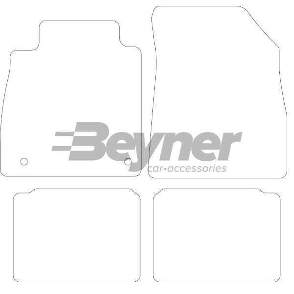 Beyner Pasklare stoffen matten MSV-1474606