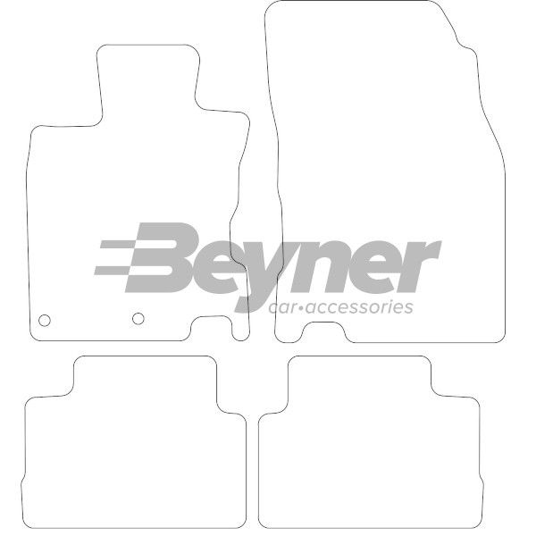 Beyner Pasklare stoffen matten MSV-1474616