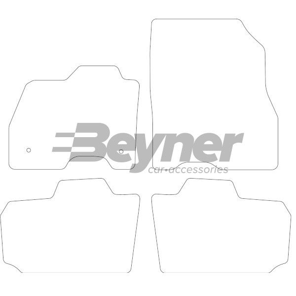 Beyner Pasklare stoffen matten MSV-1474648