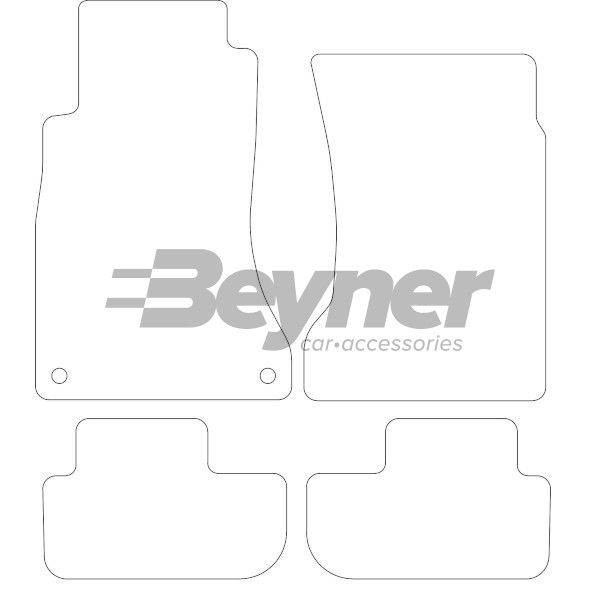 Beyner Pasklare stoffen matten MSV-1474676