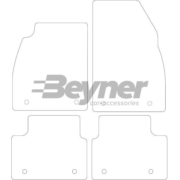 Beyner Pasklare stoffen matten MSV-1474809