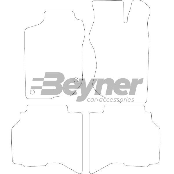 Beyner Pasklare stoffen matten MSV-1474810