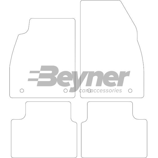Beyner Pasklare stoffen matten MSV-1474811
