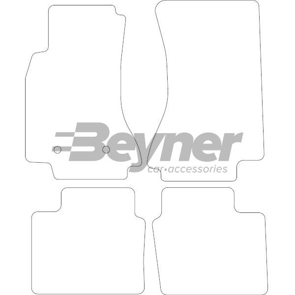 Beyner Pasklare stoffen matten MSV-1474818