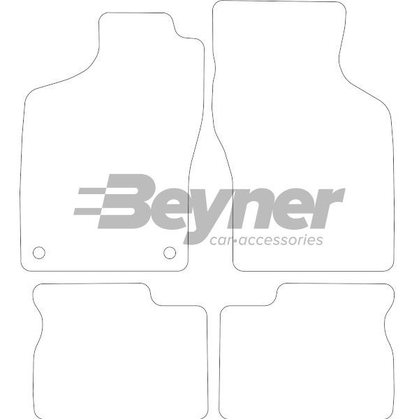 Beyner Pasklare stoffen matten MSV-1474824