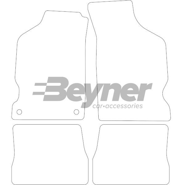 Beyner Pasklare stoffen matten MSV-1474984