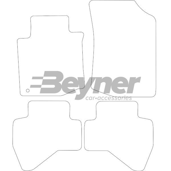 Beyner Pasklare stoffen matten MSV-1474985