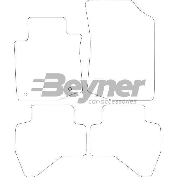 Beyner Pasklare stoffen matten MSV-1474986