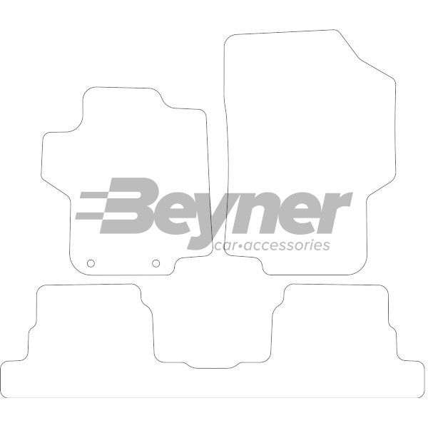 Beyner Pasklare stoffen matten MSV-1474989