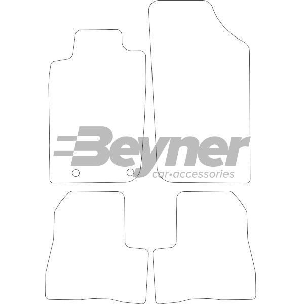 Beyner Pasklare stoffen matten MSV-1474990