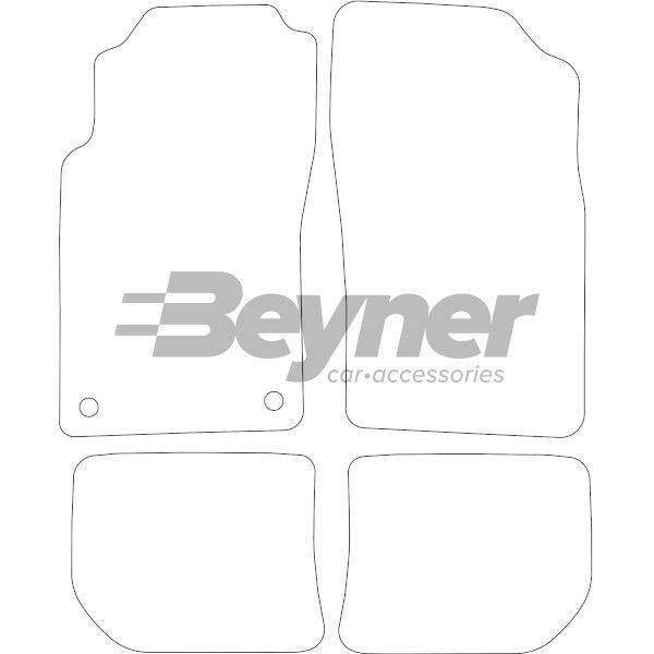 Beyner Pasklare stoffen matten MSV-1474999