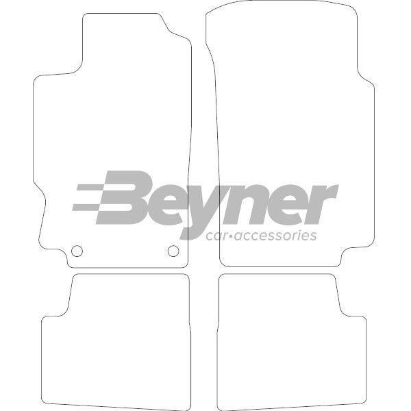 Beyner Pasklare stoffen matten MSV-1475006