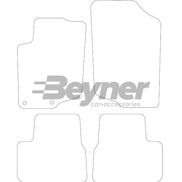 Beyner Pasklare stoffen matten MSV-1475022