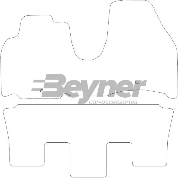 Beyner Pasklare stoffen matten MSV-1475055