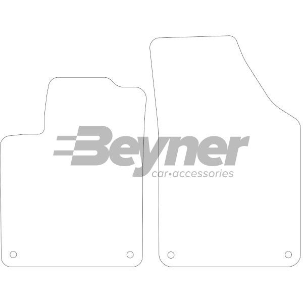 Beyner Pasklare stoffen matten MSV-1475063