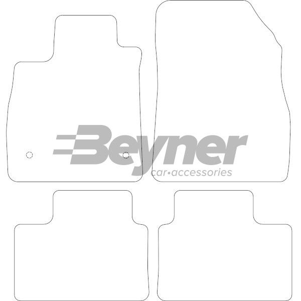 Beyner Pasklare stoffen matten MSV-1475304