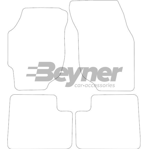 Beyner Pasklare stoffen matten MSV-1475368