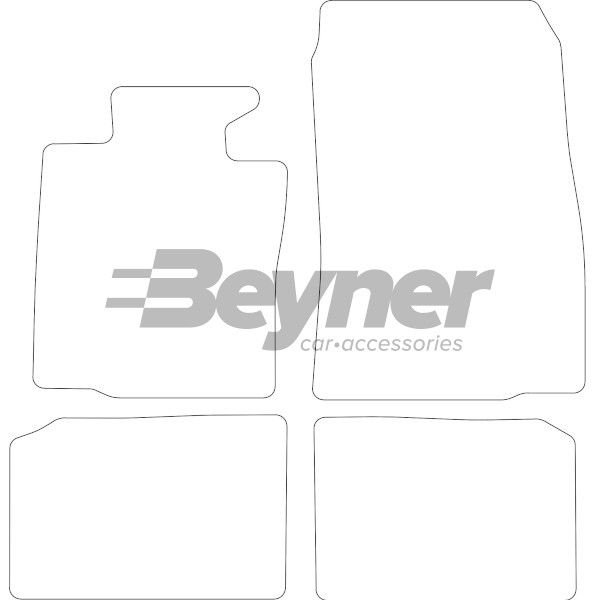 Beyner Pasklare stoffen matten MSV-1475386