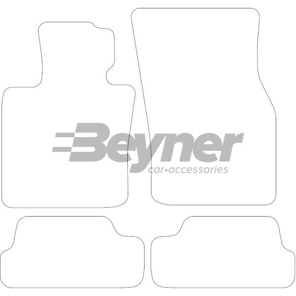 Beyner Pasklare stoffen matten MSV-1475396