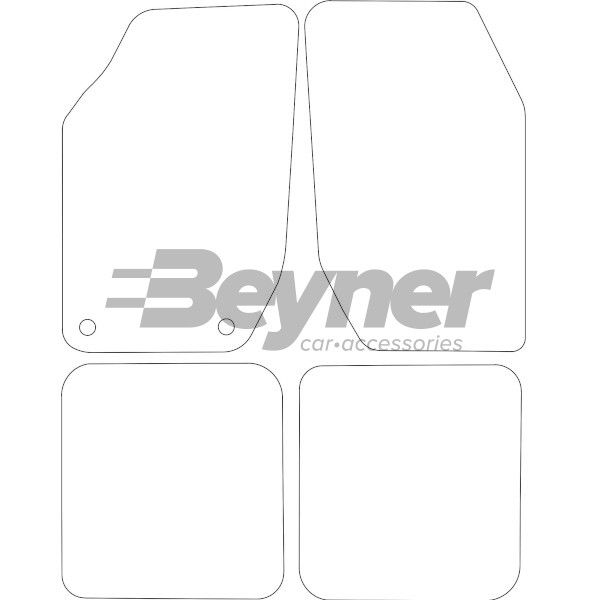 Beyner Pasklare stoffen matten MSV-1475456