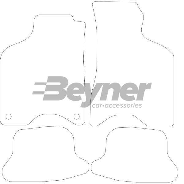 Beyner Pasklare stoffen matten MSV-1475564