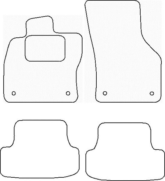 Beyner Pasklare stoffen matten MSV-1475585