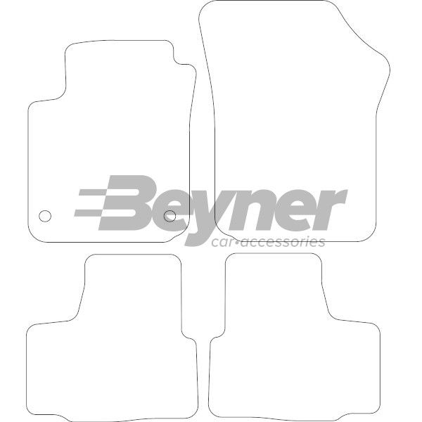 Beyner Pasklare stoffen matten MSV-1475645
