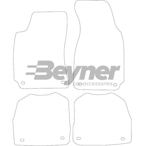 Beyner Pasklare stoffen matten MSV-1475662