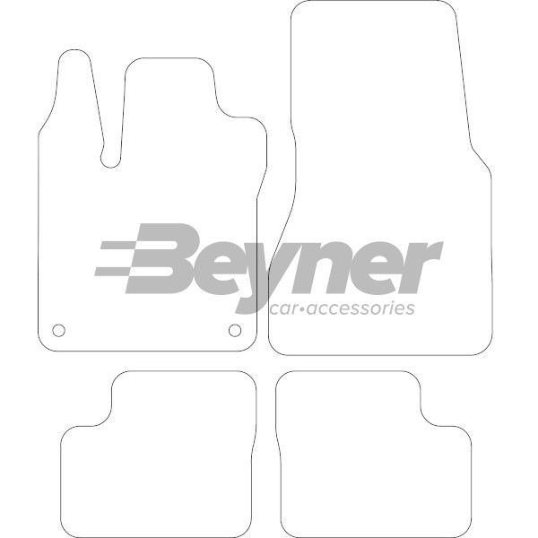 Beyner Pasklare stoffen matten MSV-1475712