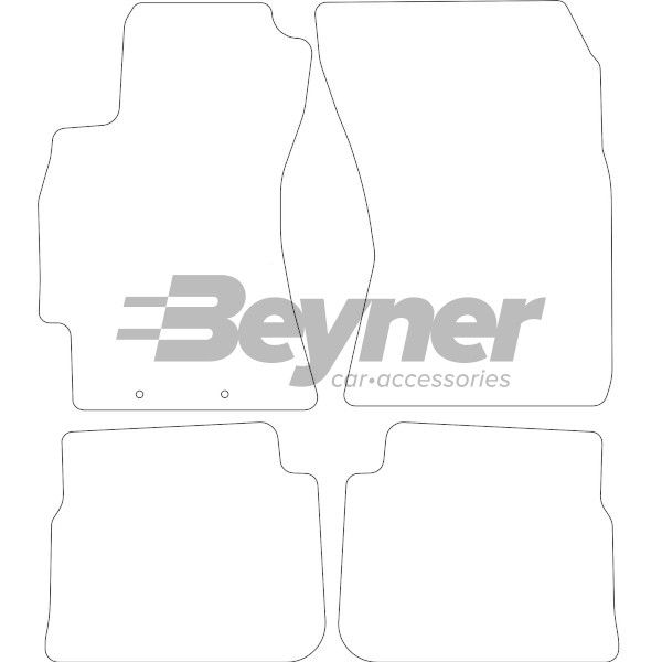 Beyner Pasklare stoffen matten MSV-1475793