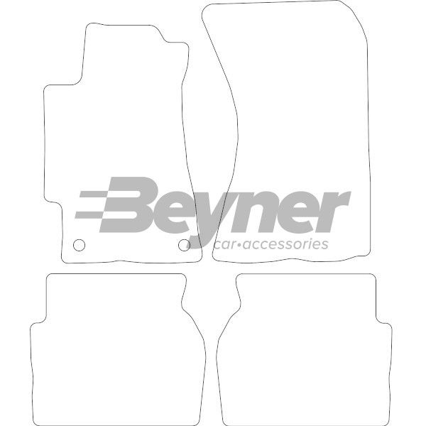 Beyner Pasklare stoffen matten MSV-1475794